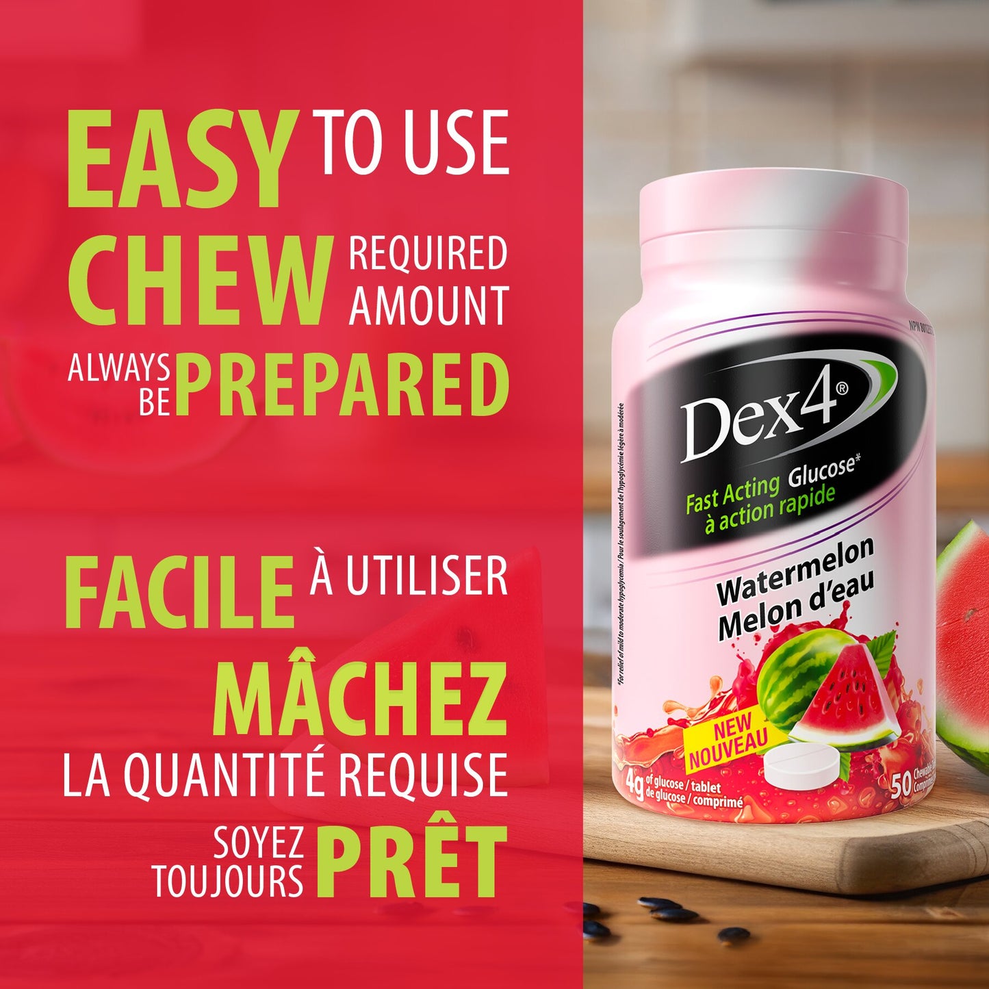 Dex4 Glucose Tablet Bottles (50 tablets)