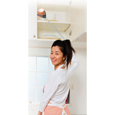 MedPro Ultra-Grip Folding Reacher - This folding reach extender is a simple and effective grasping aid. Useful in and around the whole house!30 in (76 cm) Folds for easy storage Rotating, anti-slip grip Use both hands for a stronger grip Adds 30" (76 cm)
