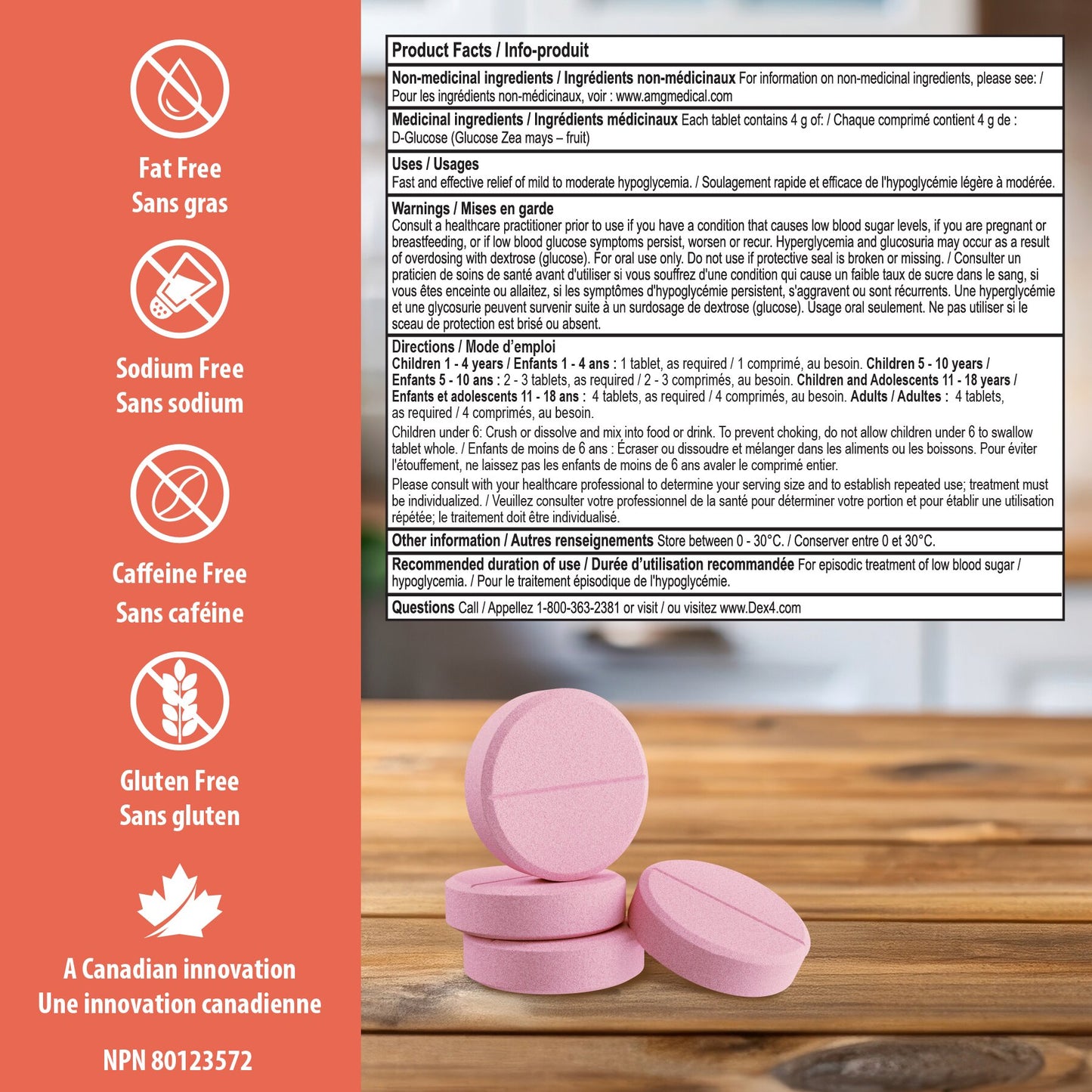 Dex4 Glucose Tablet Bottles (50 tablets)
