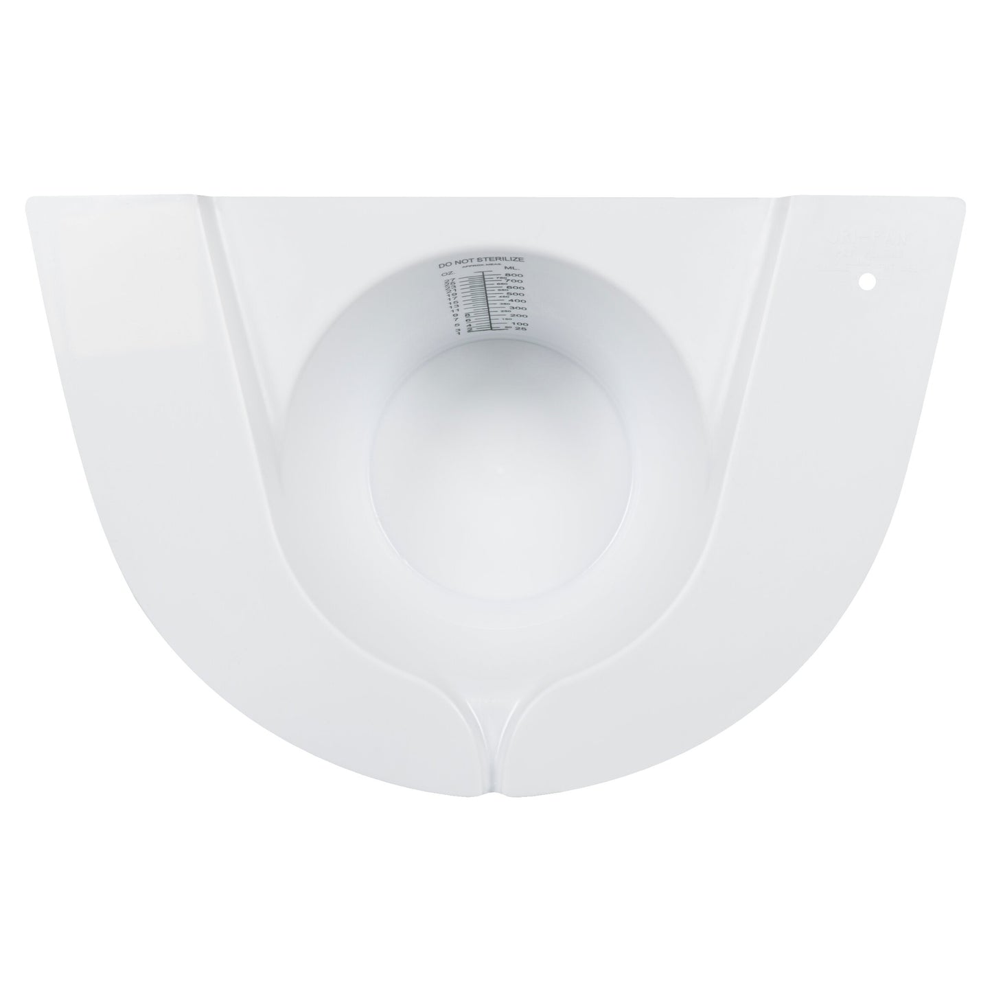 Specimen Measure - 760-630 - Toilet top design, capacity of 790 cc (27 oz), graduated.