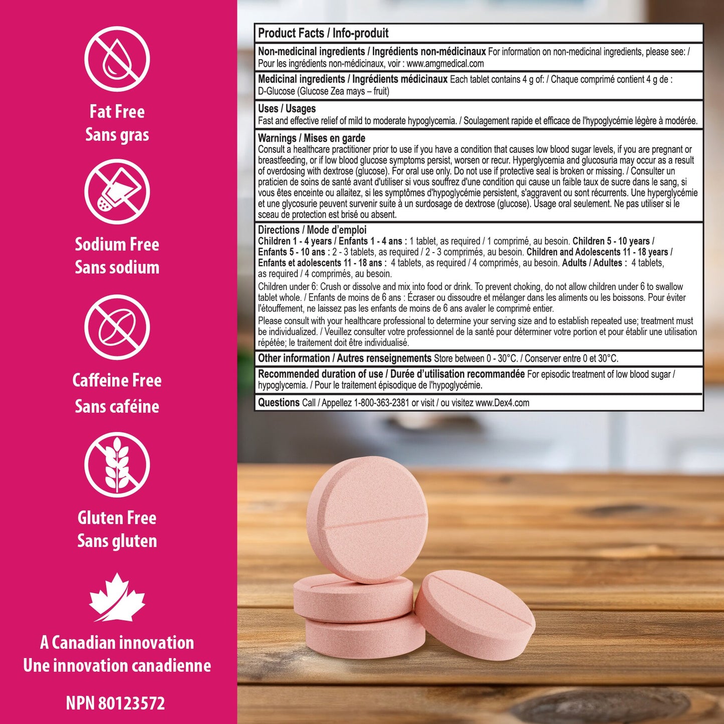 Dex4 Glucose Tablet Bottles (50 tablets)