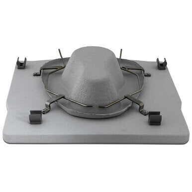 MedPro Defense Commode Seat - Off-White Blow-Molded Seat with Bed Pan Support Brackets, by MedPro Compatible with: