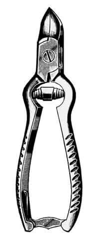 AMG Economy Nail Clipper - Economy Nail Clipper, 5 1/2 inch (14 cm), barrel spring action To obtain the maximum benefit from your instruments, follow the appropriate instrument cleaning procedures. Please consult our Guide for care and handling of stainle