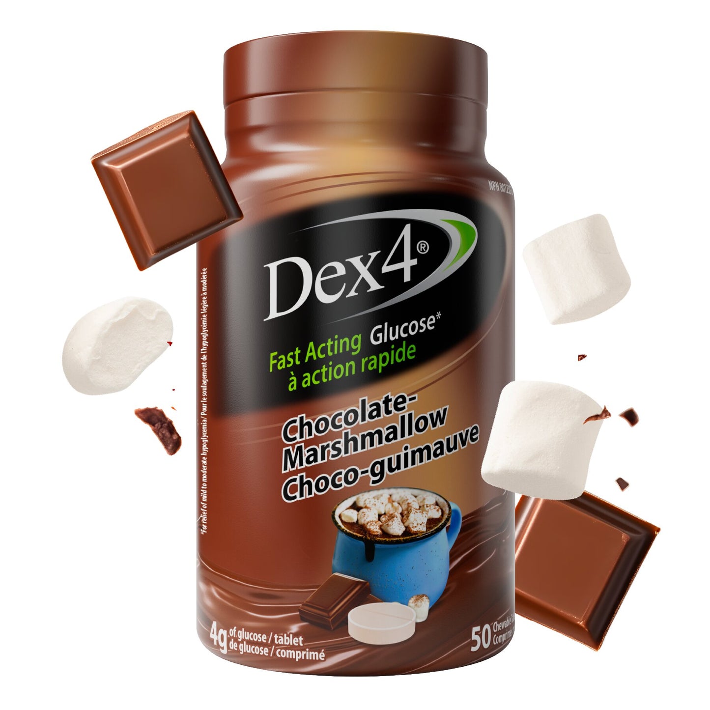 Dex4 Glucose Tablet Bottles (50 tablets)