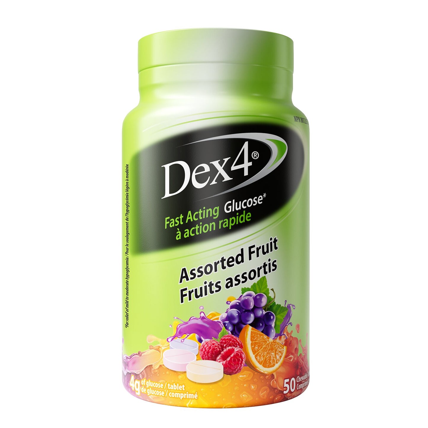 Dex4 Glucose Tablet Bottles (50 tablets)
