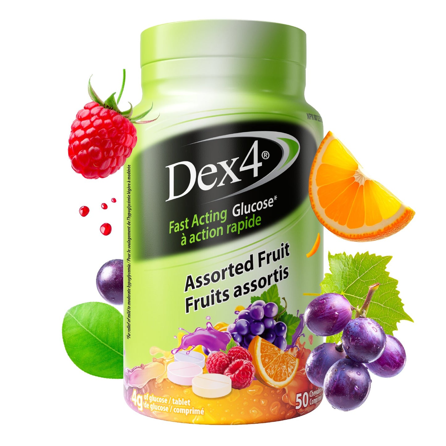 Dex4 Glucose Tablet Bottles (50 tablets)
