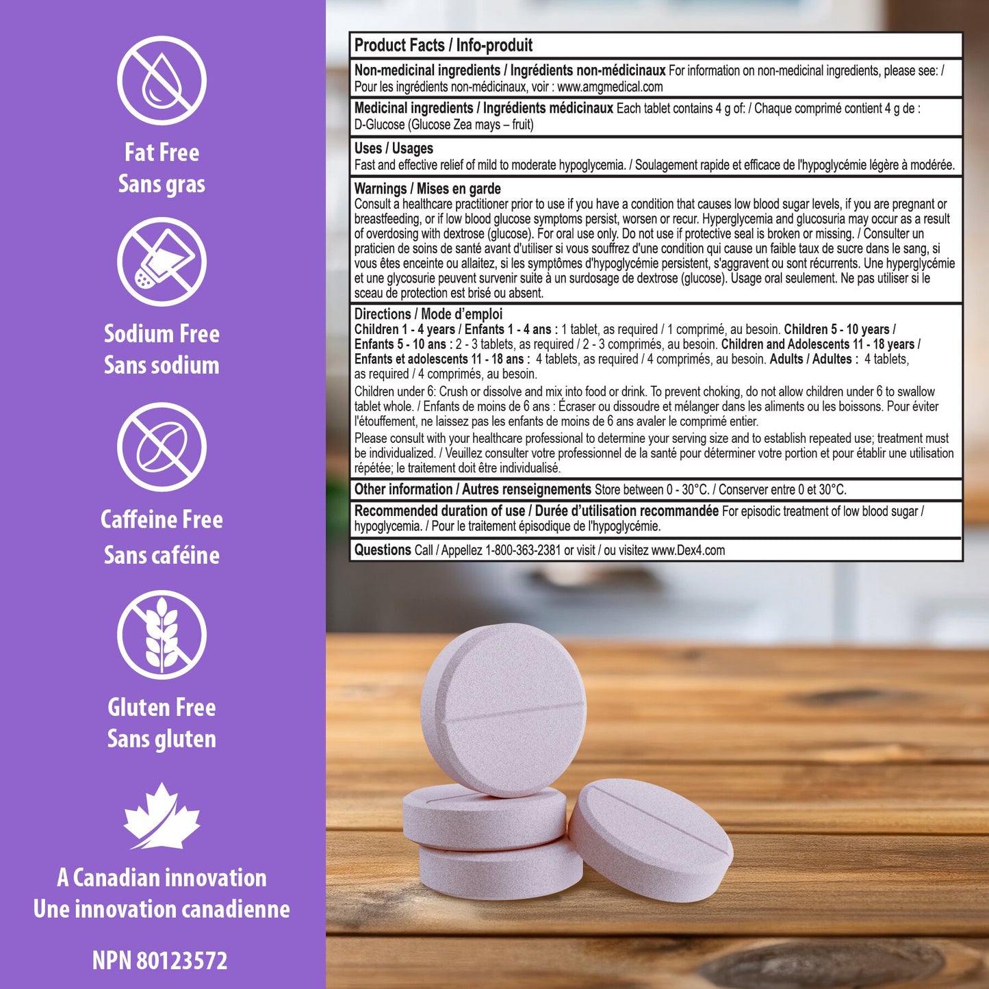 Dex4 Glucose Tablet Bottles (50 tablets)
