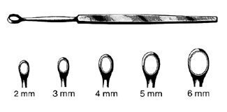 AMG Fox Dermal Curette