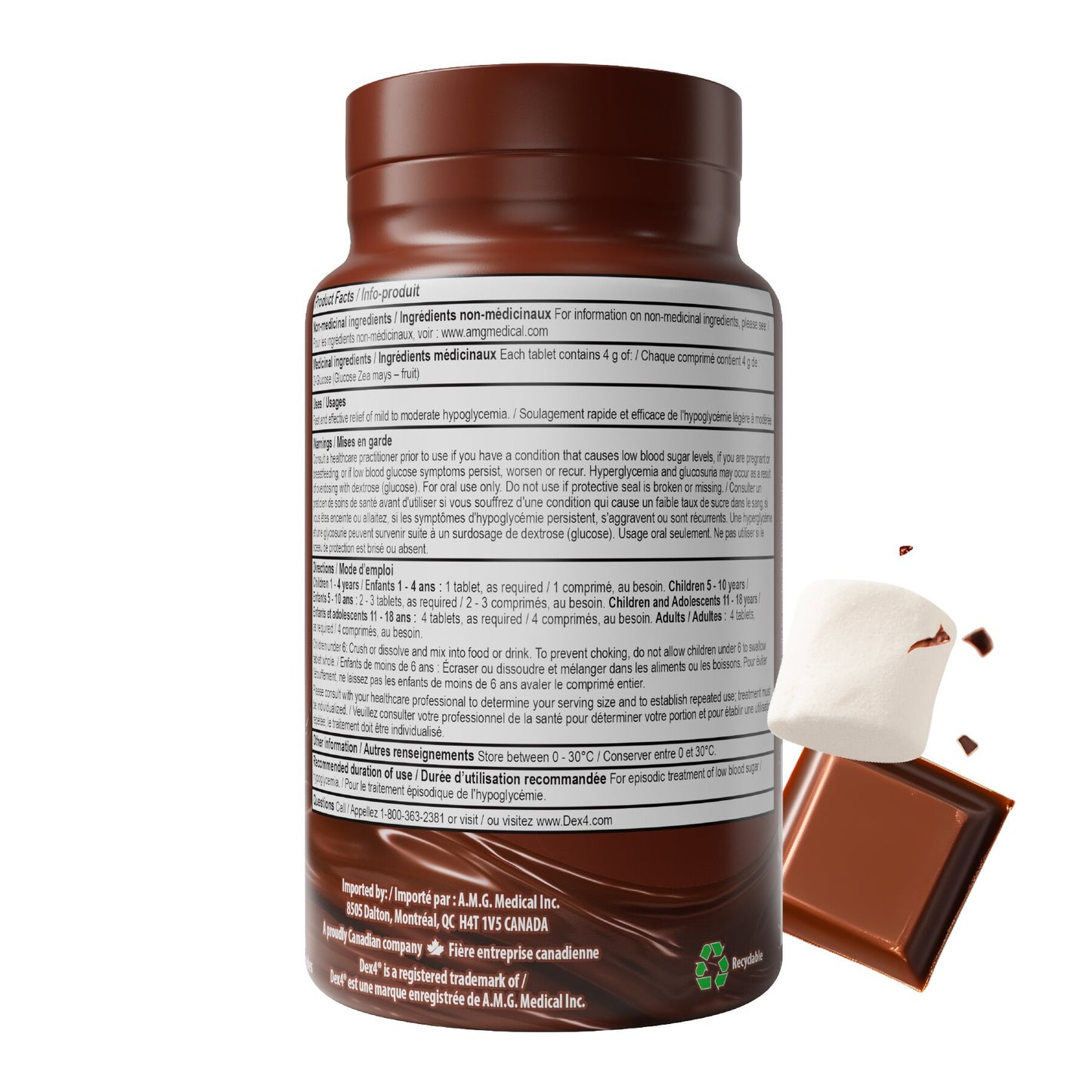Dex4 Glucose Tablet Bottles (50 tablets)