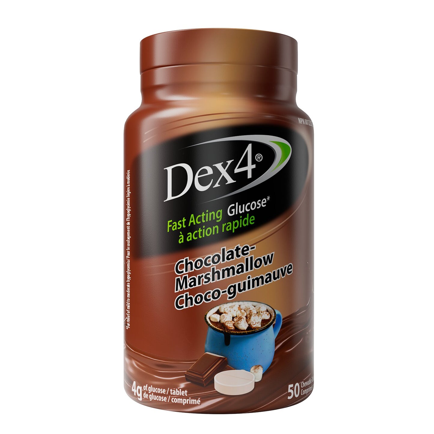 Dex4 Glucose Tablet Bottles (50 tablets)