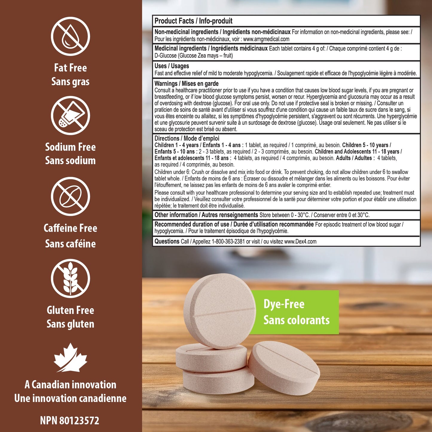Dex4 Glucose Tablet Bottles (50 tablets)