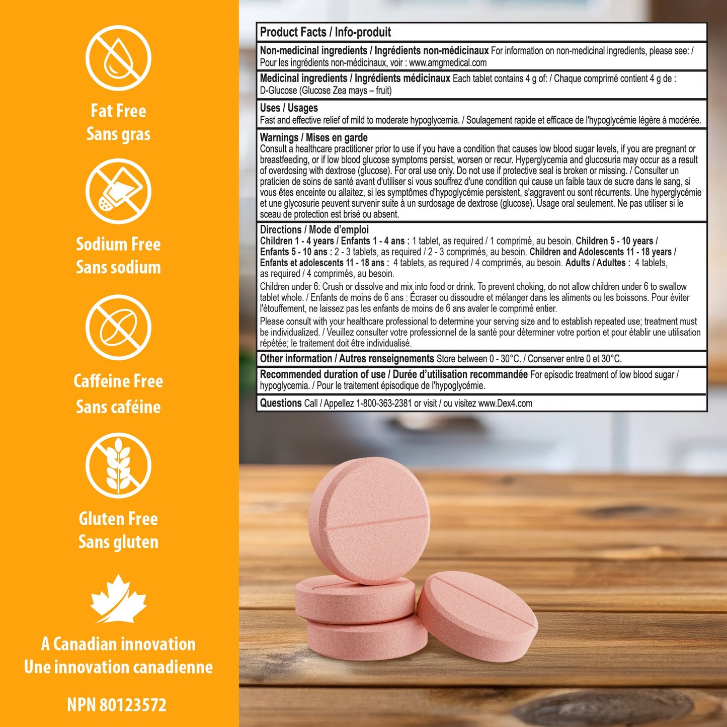 Dex4 Glucose Tablet Bottles (50 tablets)