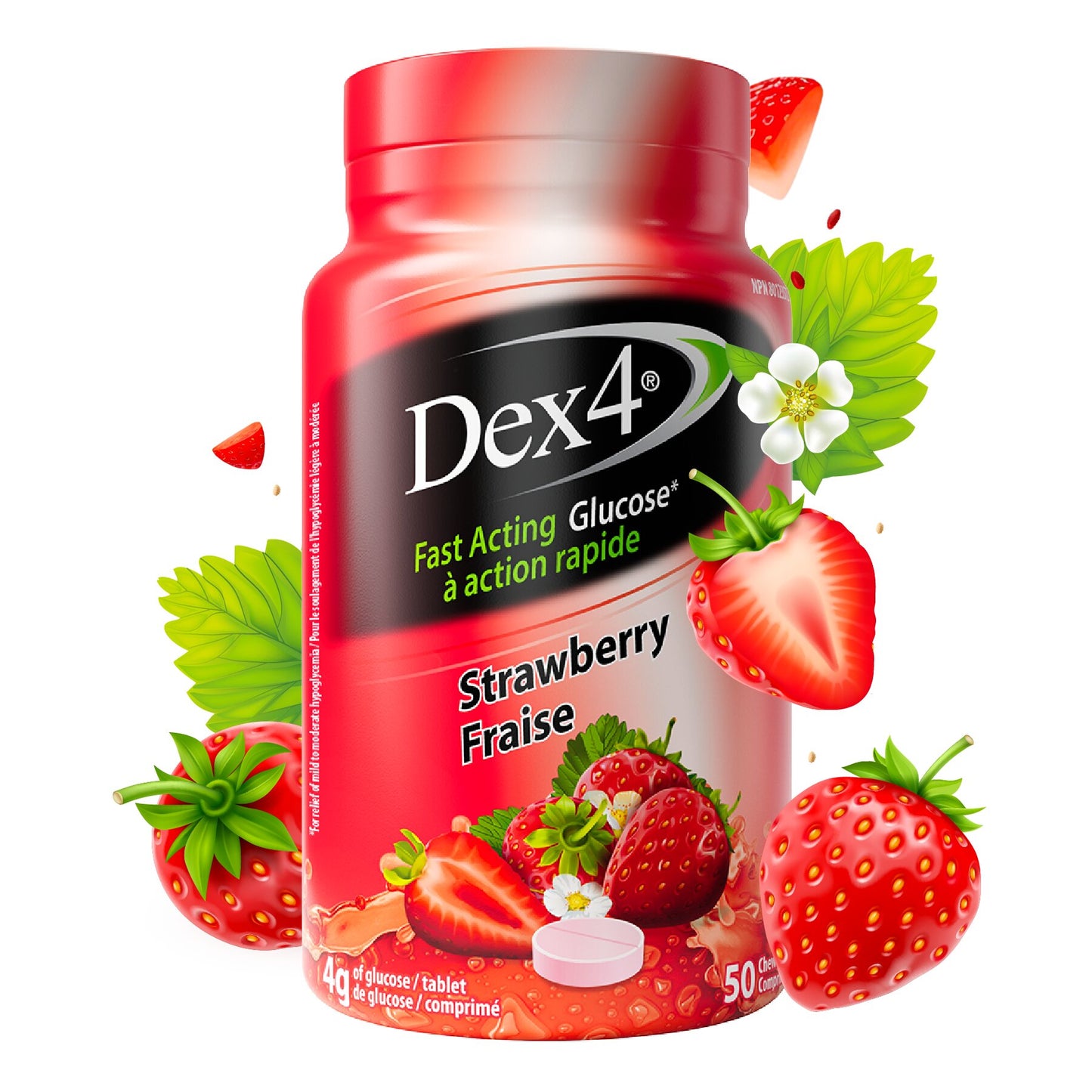 Dex4 Glucose Tablet Bottles (50 tablets)