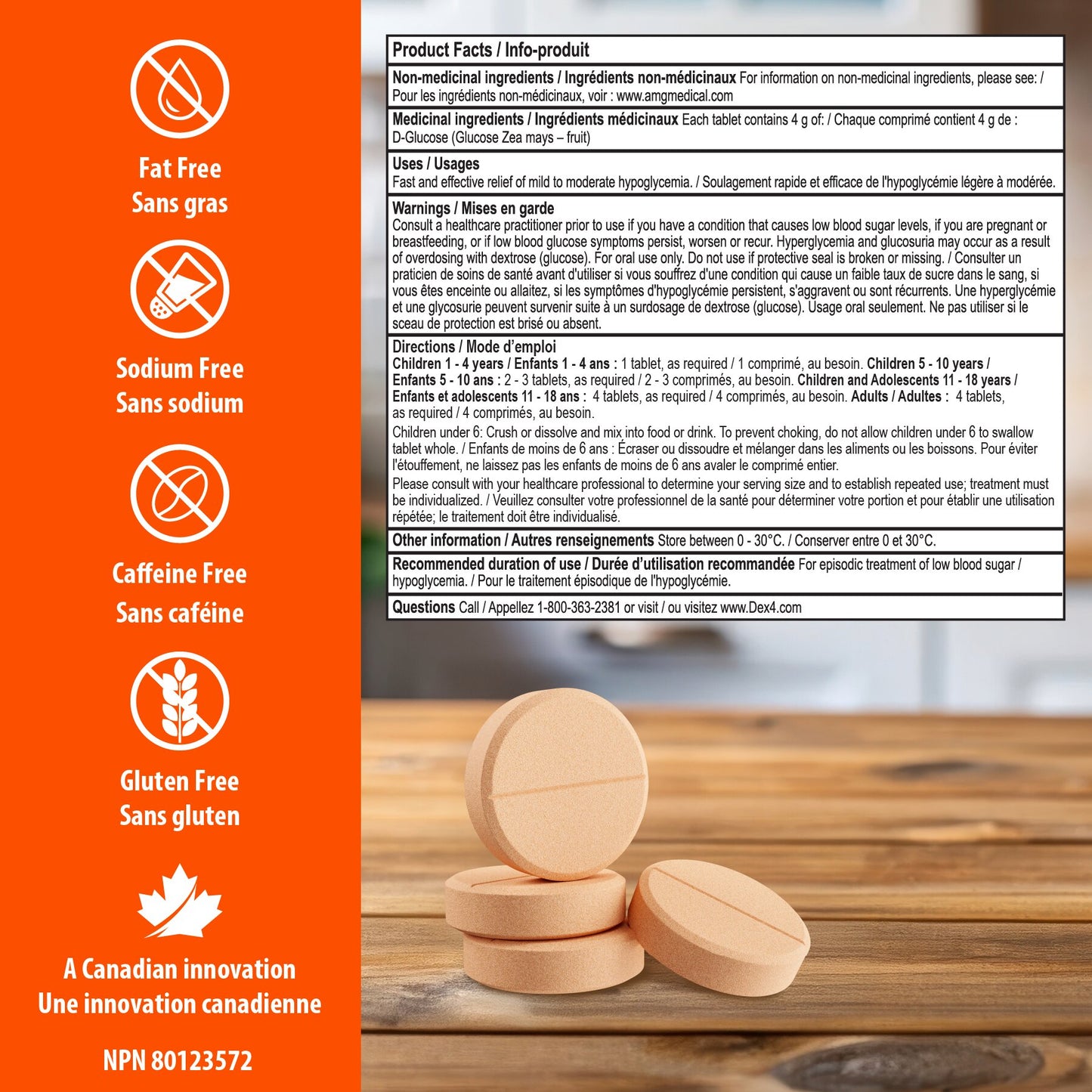 Dex4 Glucose Tablet Bottles (50 tablets)