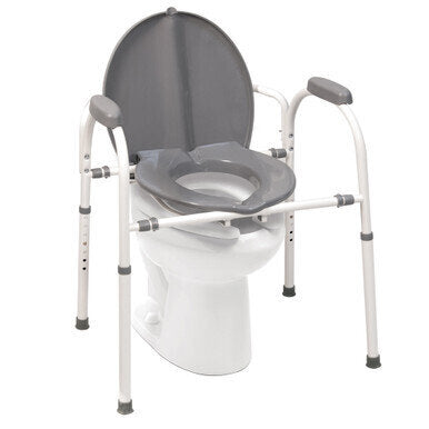MedPro Defense Comfort Plus Commode - The Comfort Plus Commode was designed to make the customers’ experience with the commode as efficient and comfortable as possible. We took our 40+ years of experience in the medical equipment arena and redesigned our