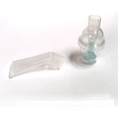 Nebulizer cup, insert, cap and mouthpiece - Nebulizer cup, insert, cap and mouthpiece for the MedPro Compressor Nebulizer 705-470CARE:Clean nebulizer accessories with warm soapy water (Below 40°C). Once accessories are completely dry, store them in a clea