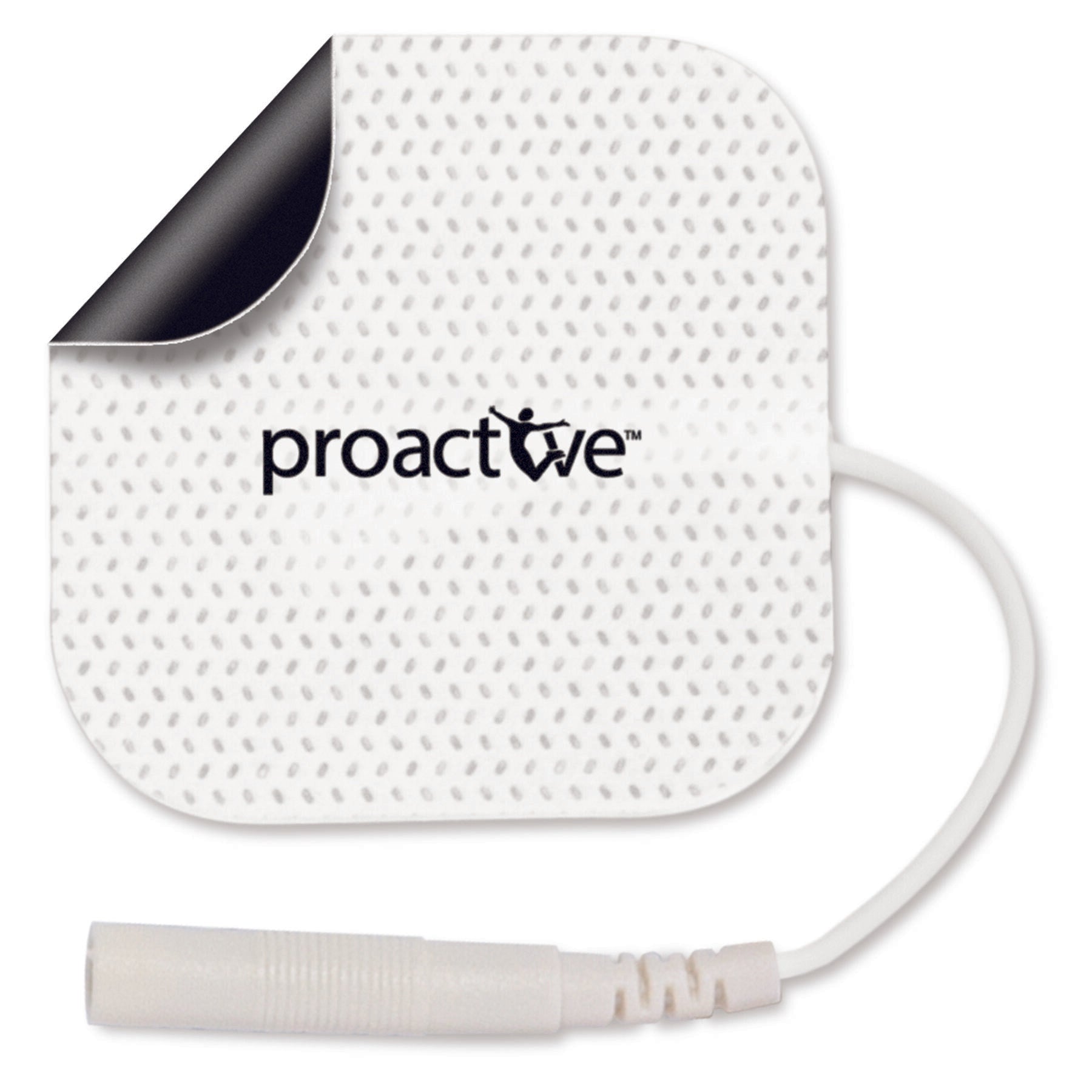 ProActive Gel Pads, Square - Self-adhesive, pre-gelled & reusable electrodes for use with most TENS and muscle electro stimulators Built-in conductive gel surface remains effective for up to 30 uses Flexible cloth backing allows the electrode to easily an