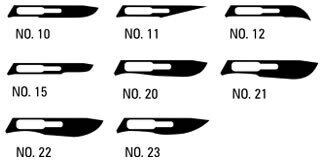 Lance Carbon Steel Scalpel Blades