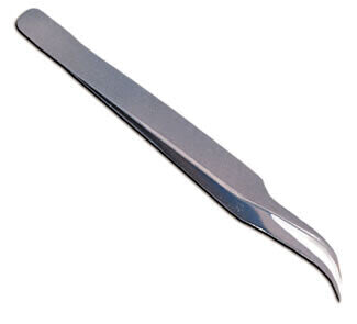 AMG Superfine Splinter Forceps #7 - Superfine Splinter Forceps No. 7, 4 1/2 in (11.4 cm), curved, made in stainless steel