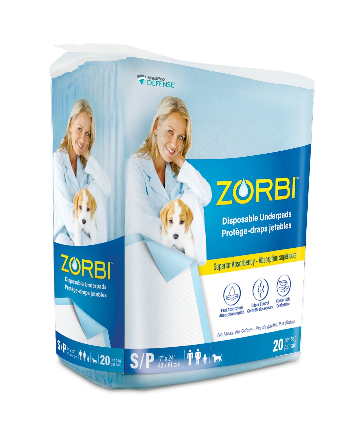 UltraBlok Disposable Underpads, High Absorbency