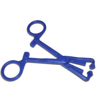 AMG Disposable All Purpose Clamp 5.25" - All Purpose 'MacBick Type' Clamp, 5 1/4 inch (13.3 cm)• Autoclavable plastic.50 per pack