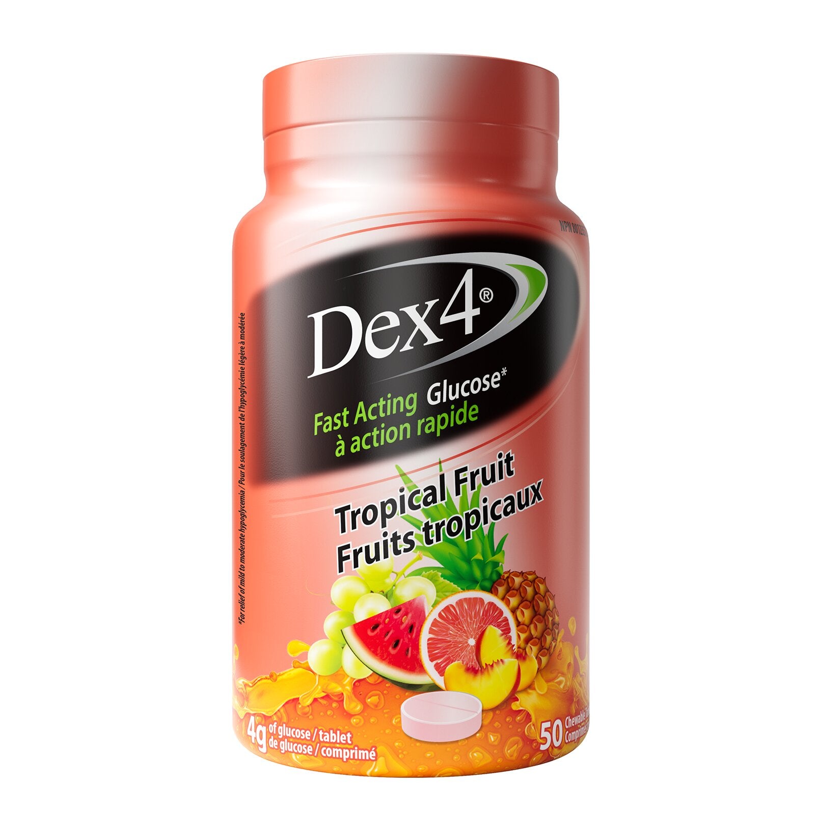 Dex4 Glucose Tablet Bottles (50 tablets)