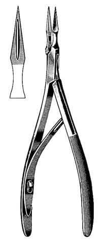 AMG Ralks Splinter Forceps - Virtus (Ralk) Splinter Forceps, stainless steel, 6 inch (15.2 cm) To obtain the maximum benefit from your instruments, follow the appropriate instrument cleaning procedures. Please consult our Guide for care and handling of st