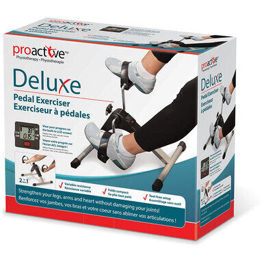 ProActive Deluxe Pedal Exerciser - The ProActive Deluxe Pedal Exerciser provides an easy and portable way to work out! Impact-free Workout: ProActive Digital Pedal Exercisers enable you to have an impact-free cardiovascular workout in the comfort of your