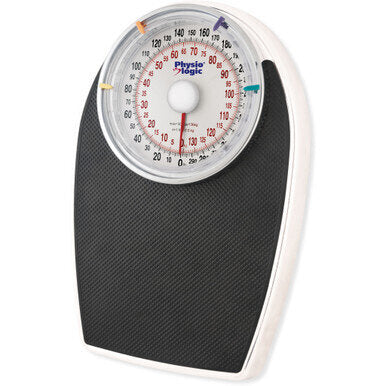 Physio Logic ProSeries Analog Scale - ProSeries Mechanical Analog Bathroom Scales by Physio Logic are designed for home use, fitness facilities, health clinics, and more. Its low-profile design with heavy duty construction provides years of durability. It