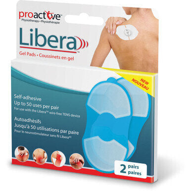 ProActive Libera Gel Pads - • Remains effective and reusable for up to 50 times• Easily and durably conform to all body surfaces• Easy to use• Long lasting, hypo-allergenic gel keeps skin soft• Latex-Free