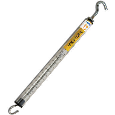 MedPro Defense Zorbi Hanging Cylindrical Scale for Urinals - Zorbi™ – Hanging Cylindrical Scale – 1kg capacityCalibrated for vomit and urinal bags