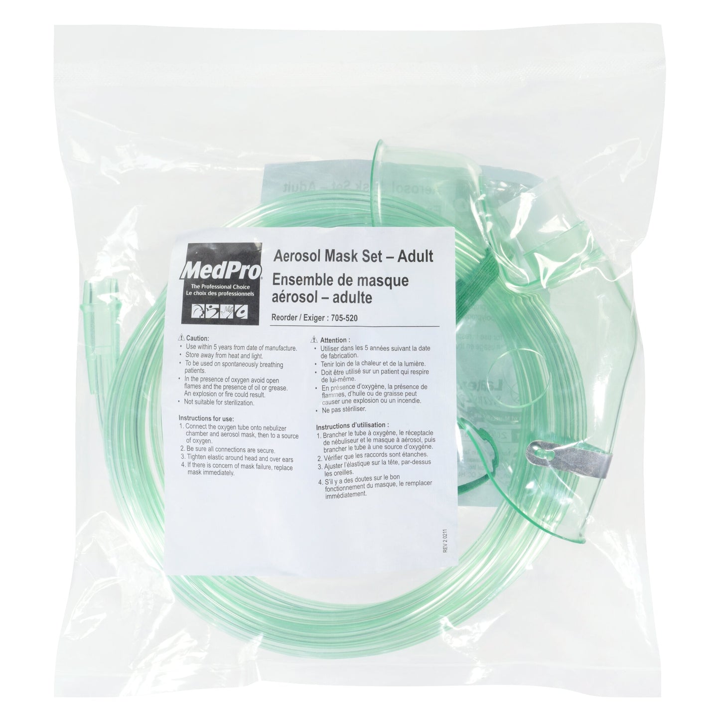 MedPro Nebulizer Kit with Mask - MedPro® - Nebulizer Kit This kit contains a nebulizer cup, an aerosol mask, and a 6 foot oxygen tube. Designed for use with respiratory therapy Latex-Free Single use Materials: polypropylene, polyethylene, polyvinyl chlori