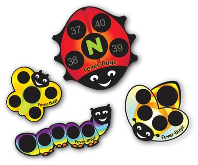 Physio Logic Fever-Bugz Stick on Temperature Indicators - Fever-Bugz®, the kid friendly fever indicator, allows parents to continue monitoring the child’s temperature up to 48 hours, easily.The encapsulated liquid crystals technology of Fever-Bugz®, provi