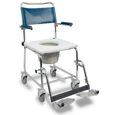 MedPro Defense Euro Commode with Flip Up Armrest, Pail - MedPro Defense Euro Commode with Flip Up Armrest, PailIMPROVED!New Features Infection control-friendly: Seat has a smooth, easy-to-clean surface. Increased weight capacity: Securely accommodates pat