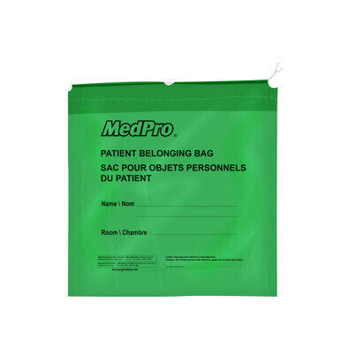 MedPro Patient Belongings Bags - Strong, reliable and disposable patient belonging bags ideal to collecting and transporting items including clothes, shoes and personal effects during transport.