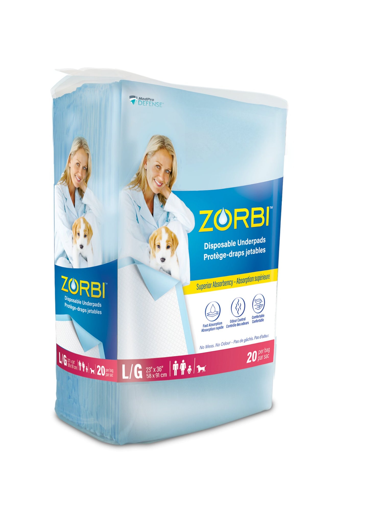 UltraBlok Disposable Underpads, High Absorbency