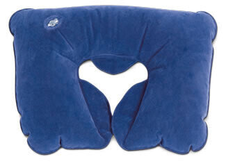 AMG Rest Easy Inflatable Neck Pillow - This uniquely designed pillow combines portability with functionality. Provides comfortable head and neck support while relieving strain on neck, shoulders and upper back. Easy to inflate.