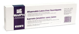 MedPro Disposable Tourniquets, Latex-Free - Colour• Blue Size• 1 in x 18 in Non-Irritating• Ideal for use on patients with sensitive skin• Reduces the risk of latex dermatitis• Its smooth texture makes it feel more comfortable on skin.Disposable for Impro