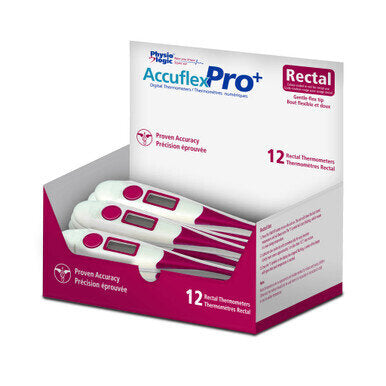 Physio Logic Accuflex Pro+ Digital 10 Second Thermometer - Accuflex®Pro+ single-patient digital thermometers can help to prevent the risk of cross-contamination, nosocomial infections and make it easy to prevent the spread of contamination among patients.