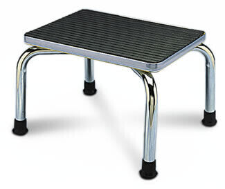 AMG Step on Stool - This safety step-up stool features all-welded steel frame construction, non-tip design, platform, and steel reinforced rubber tips. It also includes a nonskid ribbed rubber mat.2 per case Item Width Depth Height Net weight Weight capac