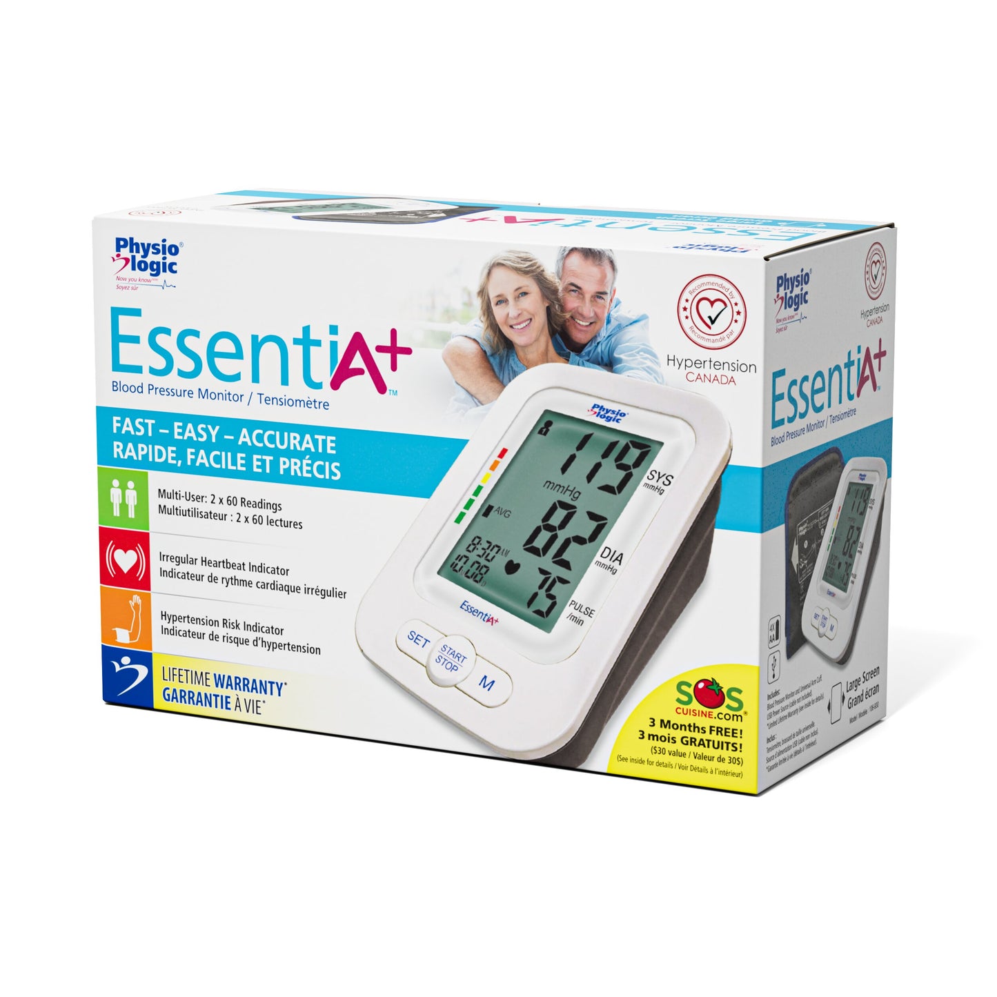 EssentiA+ Blood Pressure Monitor