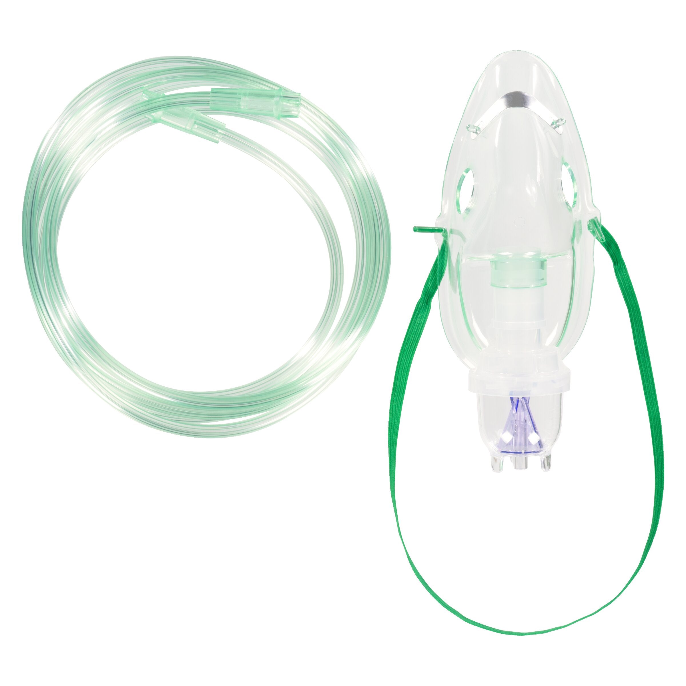 MedPro Nebulizer Kit with Mask - MedPro® - Nebulizer Kit This kit contains a nebulizer cup, an aerosol mask, and a 6 foot oxygen tube. Designed for use with respiratory therapy Latex-Free Single use Materials: polypropylene, polyethylene, polyvinyl chlori