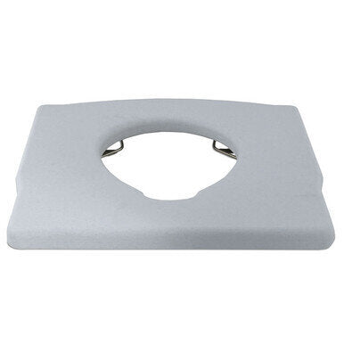 MedPro Defense Commode Seat - Off-White Blow-Molded Seat with Bed Pan Support Brackets, by MedPro Compatible with: